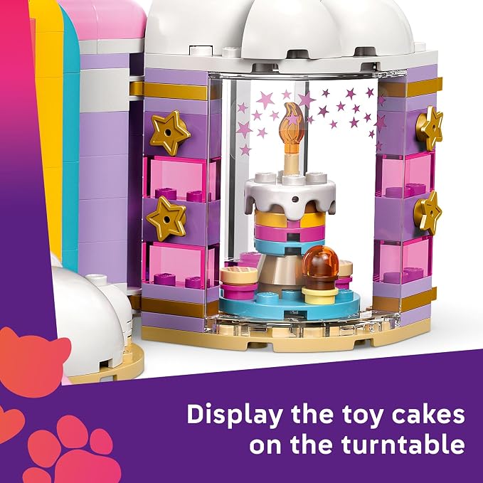 LEGO Friends Unicorn Dream Café Building Toy for Girls & Boys - Pretend Playset for Kids, Ages 6+ - Gift for Birthdays - W/Paisley, Aliya, & Iza Minidolls & Accessories - 42684
