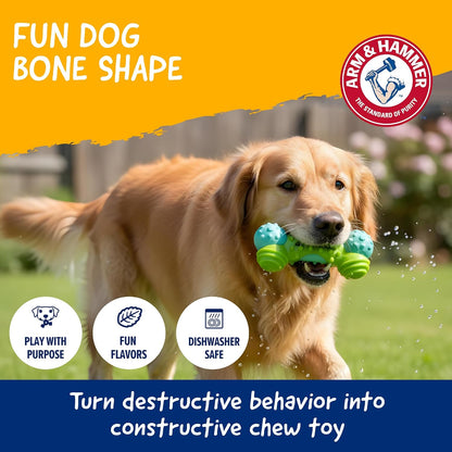 Arm & Hammer Nubbies, Dog Dental Toy, Apple Flavor, Nylon Bone, 1 Count