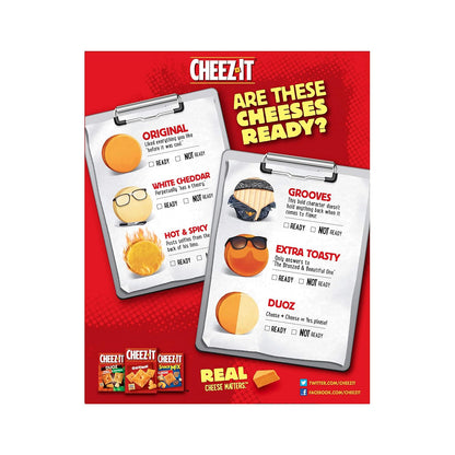 Cheez-It Baked Snack Cheese Crackers, Hot & Spicy, 7 oz Box