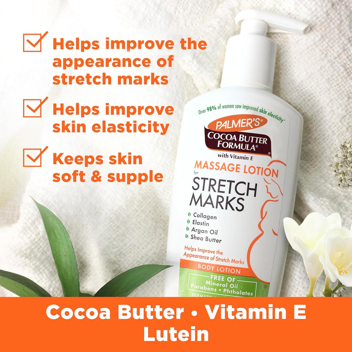 Palmer's Stretch Marks Body Lotion for Pregnancy & Weight Changes (8.5 Oz)