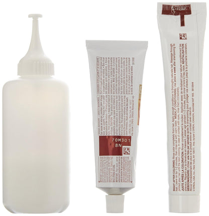 L'Oreal Paris Excellence Age Perfect Layered Tone Flattering Color, 8N Medium Natural Blonde Set (Packaging May Vary)