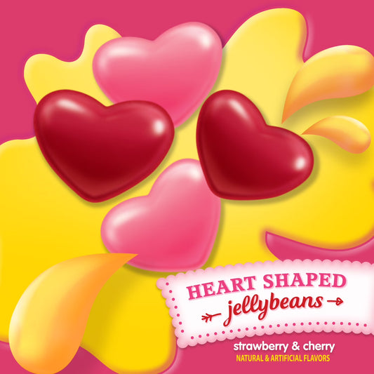 Starburst Heart Shaped Jelly Beans Valentine's Day Chewy Candy - 11 oz