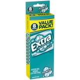 EXTRA Polar Ice Sugar Free Chewing Gum, Icy Mint Flavor, 15 Sticks per Pack, 8 Pack Bulk Assortment