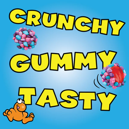 NERDS Gummy Clusters, Candy, Very Berry, Crunchy and Gummy, 18.5 oz Bag