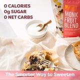 BetterBody Foods Monk Fruit Sweetener Blend, Zero Calorie Sweetener, 1 lb