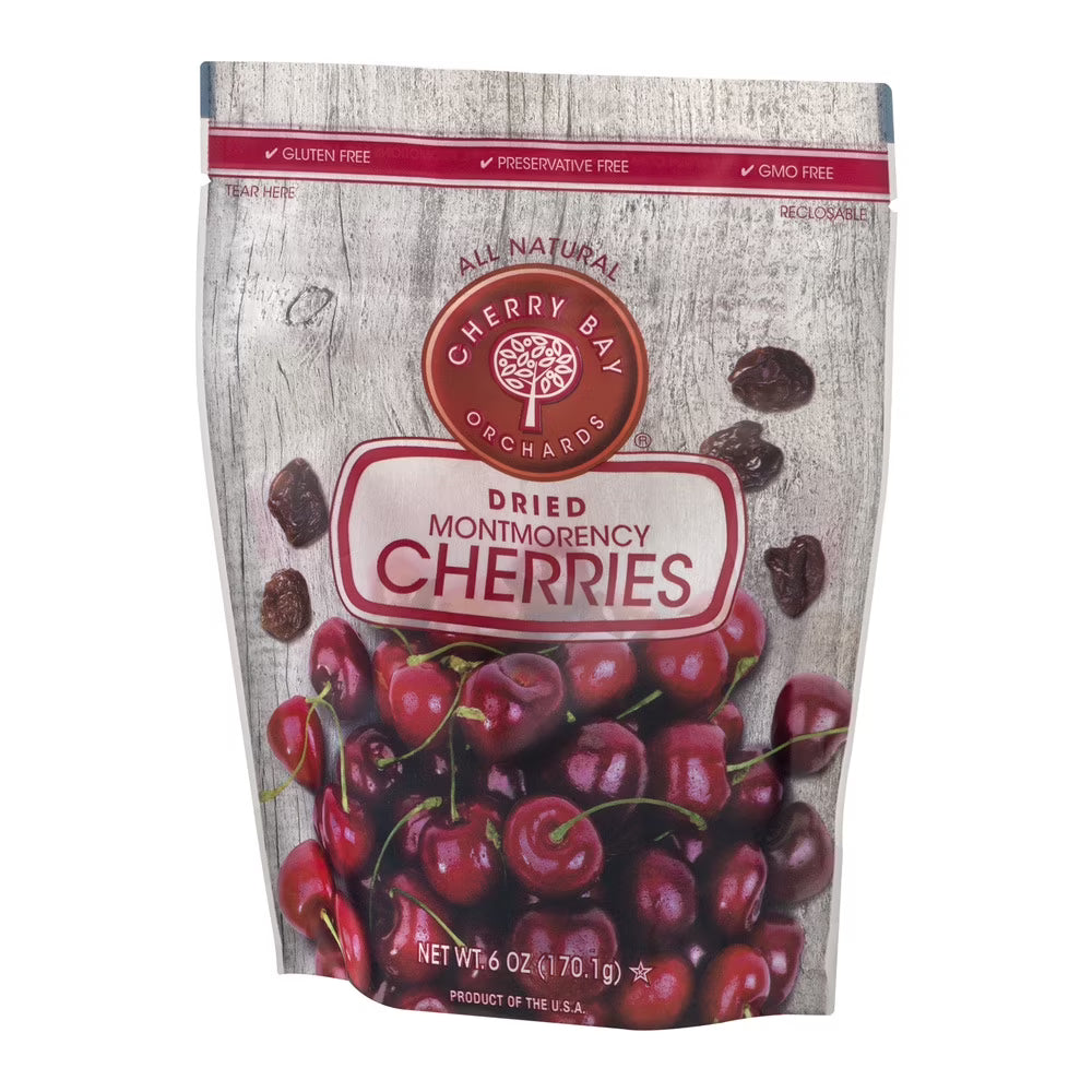 (2 pack) Cherry Bay Orchards Dried Montmorency Cherries, 6 Oz.