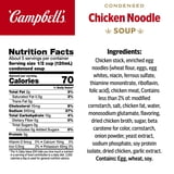 (4 pack) Campbell’s Condensed Chicken Noodle Soup Dry Egg Noodle Recipe, 22.4 oz Family Size Can