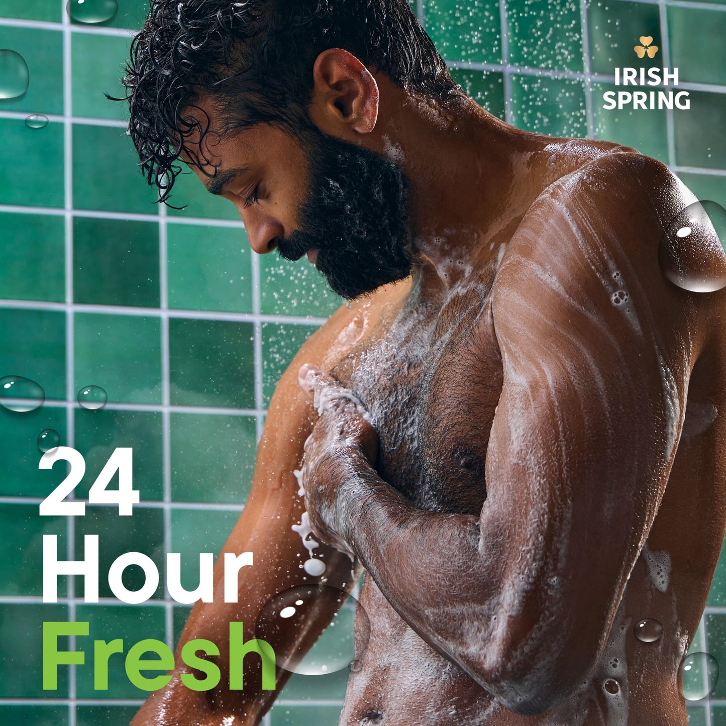 Irish Spring 5 in 1 Moisturizing Body Wash for Men, Fresh Eucalyptus & Bergamot Scent, 30 fl oz