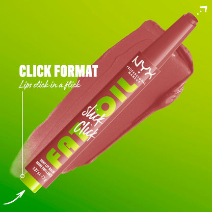 NYX Professional Makeup Fat Oil Slick Click Hydrating Tinted Lip Gloss with Lightweight Hydration, Profile Pic, 0.07 oz