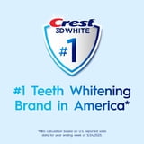 Crest Toothpaste, 3DWhite Advanced Whitening Toothpaste, Radiant Mint, 3.3 oz, 2 Pack