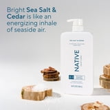 Native Full and Thick 2-in-1 Shampoo and Conditioner Sea Salt and Cedar 36 fl oz