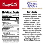 (4 pack) Campbell's Condensed Kids Chicken and Stars Soup, 10.5 oz Can