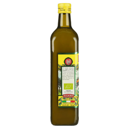 Partanna Organic Extra Virgin Olive Oil - Premium 100% Castelvetrano Oil - High Polyphenol - First Cold Pressed - Early Harvest in Sicily - Award Winning Italian EVOO -Monovarietal - 25.5oz (750 ML)