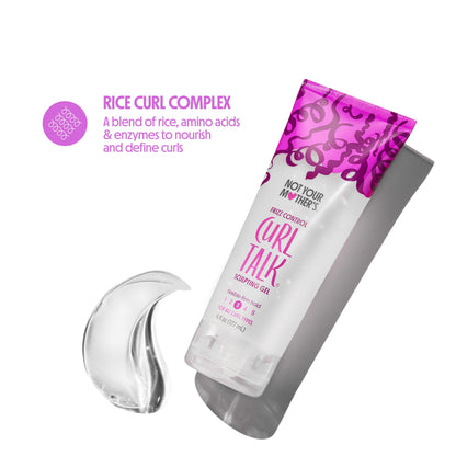 Not Your Mother's Curl Talk Frizz Control Sculpting Hair Gel, Flexible-Firm Hold, 6 fl oz