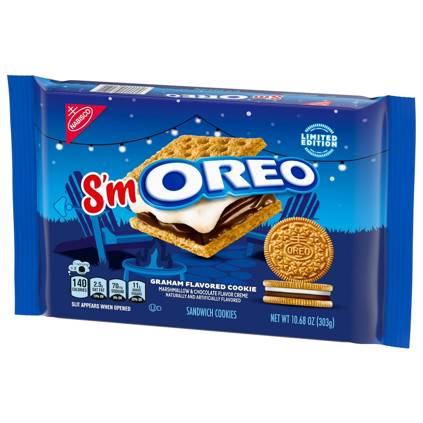 OREO S'mOREO Sandwich Cookies, Limited Edition, 10.68 oz
