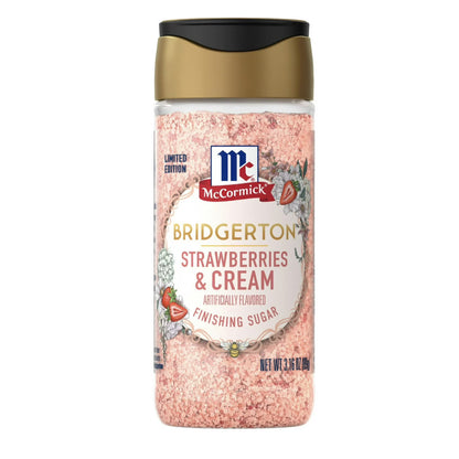 3 Limited Edition Bridgerton Lady Whistledown McCormick Finishing Sugars