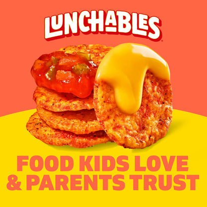 Lunchables Spicy Nachos with Chili Lime Flavored Tortilla Chips, Cheese Dip & Salsa, 4.4 oz Pack