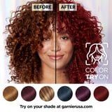 Garnier Nutrisse Ultra Nourishing Hair Color Creme, R2 Medium Intense Auburn, 1 Kit