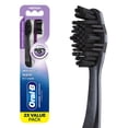 Oral-B Toothbrush Advanced Whitening Charcoal, Medium, 2 Count