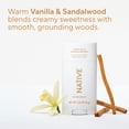 Native Deodorant, Aluminum Free for Women and Men, Vanilla & Sandalwood Scent, 2.65 oz