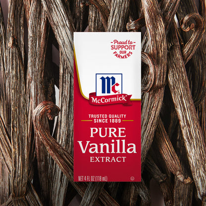 McCormick All Natural Pure Vanilla Extract, 4.0 fl oz Box