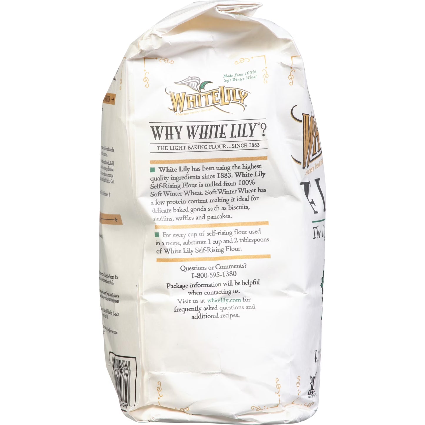(4 pack) White Lily Self Rising Flour, 5 lb Bag