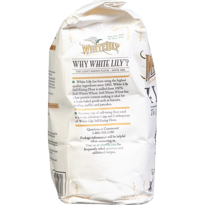 (4 pack) White Lily Self Rising Flour, 5 lb Bag