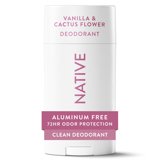 Native Deodorant For Women, Aluminum Free, Solid Deodorant Stick, Vanilla & Cactus Flower, 2.65 oz