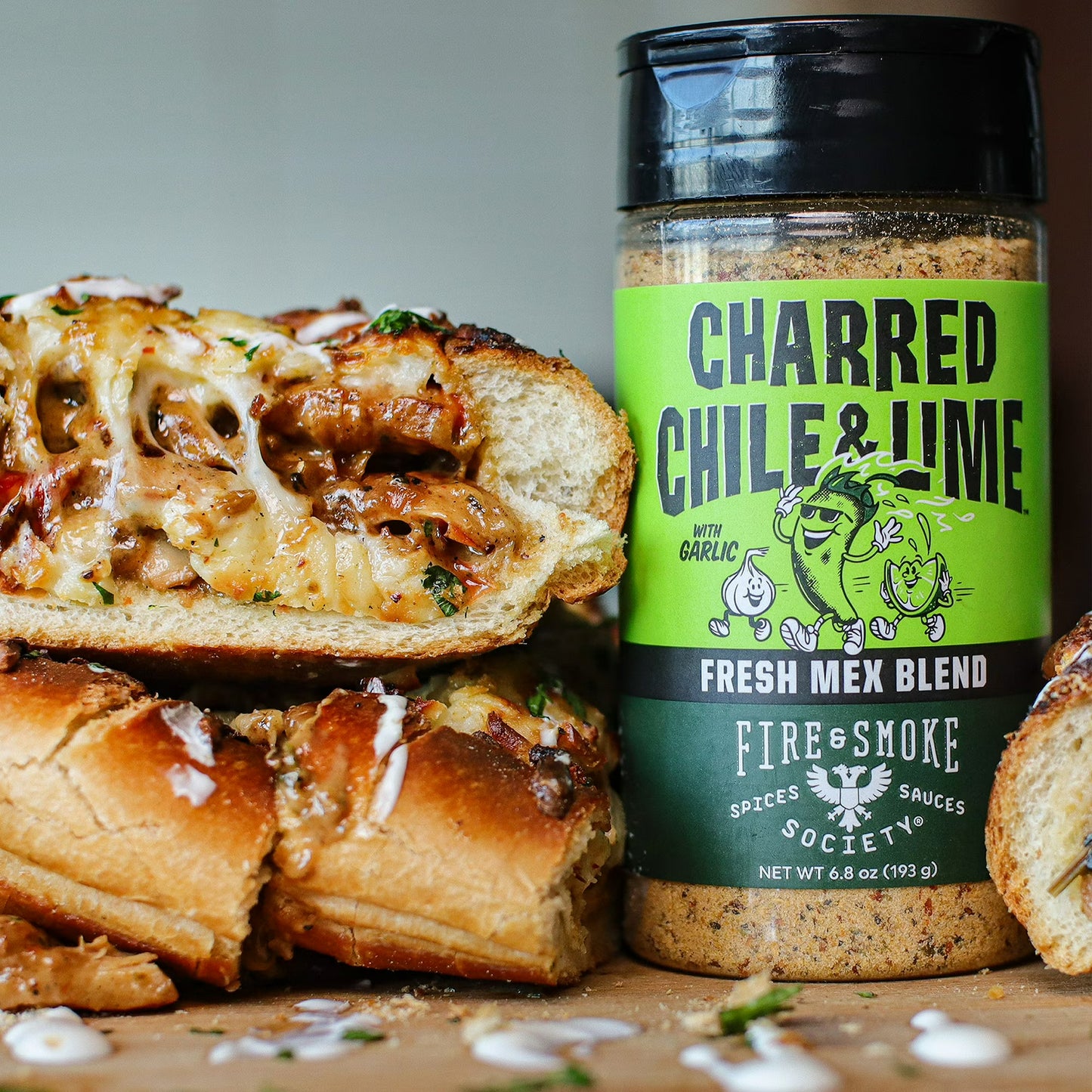 Fire & Smoke Society Charred Chile & Lime All-Purpose Spice Blend, 6.8 oz