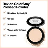Revlon ColorStay Pressed Powder Makeup, Full Coverage, Longwearing, 410 Cappuccino, 0.3 oz
