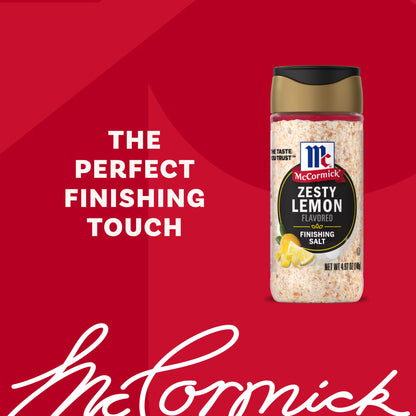 McCormick Zesty Lemon Finishing Salt, 4.97 oz Bottle