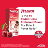 (2 pack) Children’s Tylenol Dye-Free, Oral Suspension, Pain Relief and Fever Reducer, Cherry Flavor 4 Fl oz