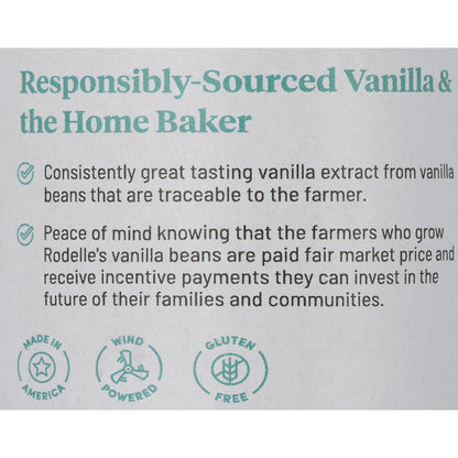 Rodelle Pure Vanilla Extract, 8 fl oz, Baking Extracts