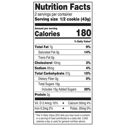 Freshness Guaranteed Chocolate Candy Cookie, 3 oz