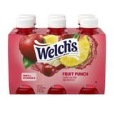 Welch's Fruit Punch Juice Drink, 10 fl oz On-the-Go Bottle (Pack of 6)
