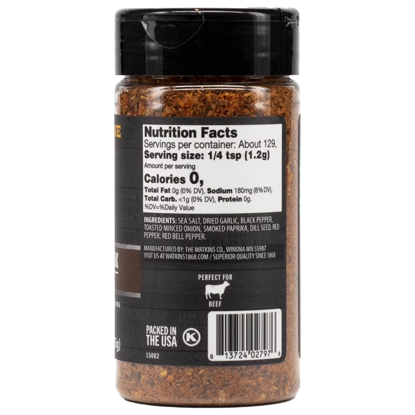 Yellowstone Cattleman Steak Rub, 5.4oz (Mixed Spices & Seasonings)