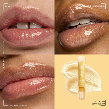 NYX Professional Makeup Jelly Job Lip Gloss, Glow Job 03