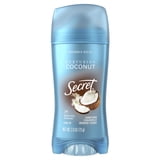 Secret Invisible Solid Antiperspirant Deodorant, Coconut Scent, 2.6 oz