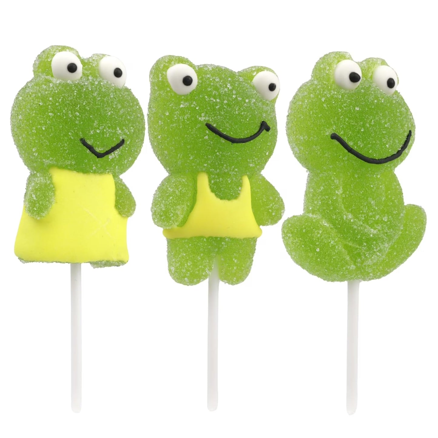 Frog Jelly Lollipops, Gummy Birthday Party Candy, 12 Count, 15 Ounce Box