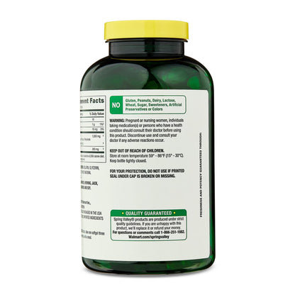 Spring Valley Fish Oil Omega-3 Softgels for Heart Health, 1000 mg, 300 Count