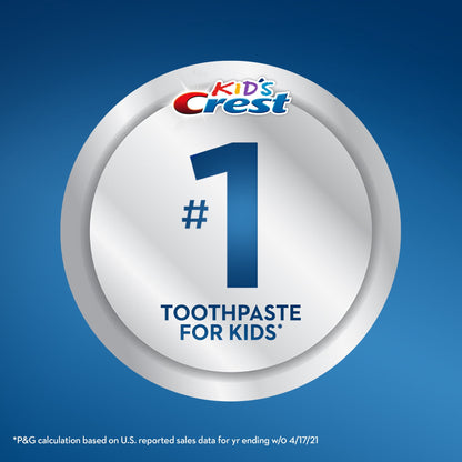 (2 pack) Crest Toothpaste, Kids Cavity Protection Toothpaste, Sparkle Fun Flavor, 4.6 oz, For Ages 3+