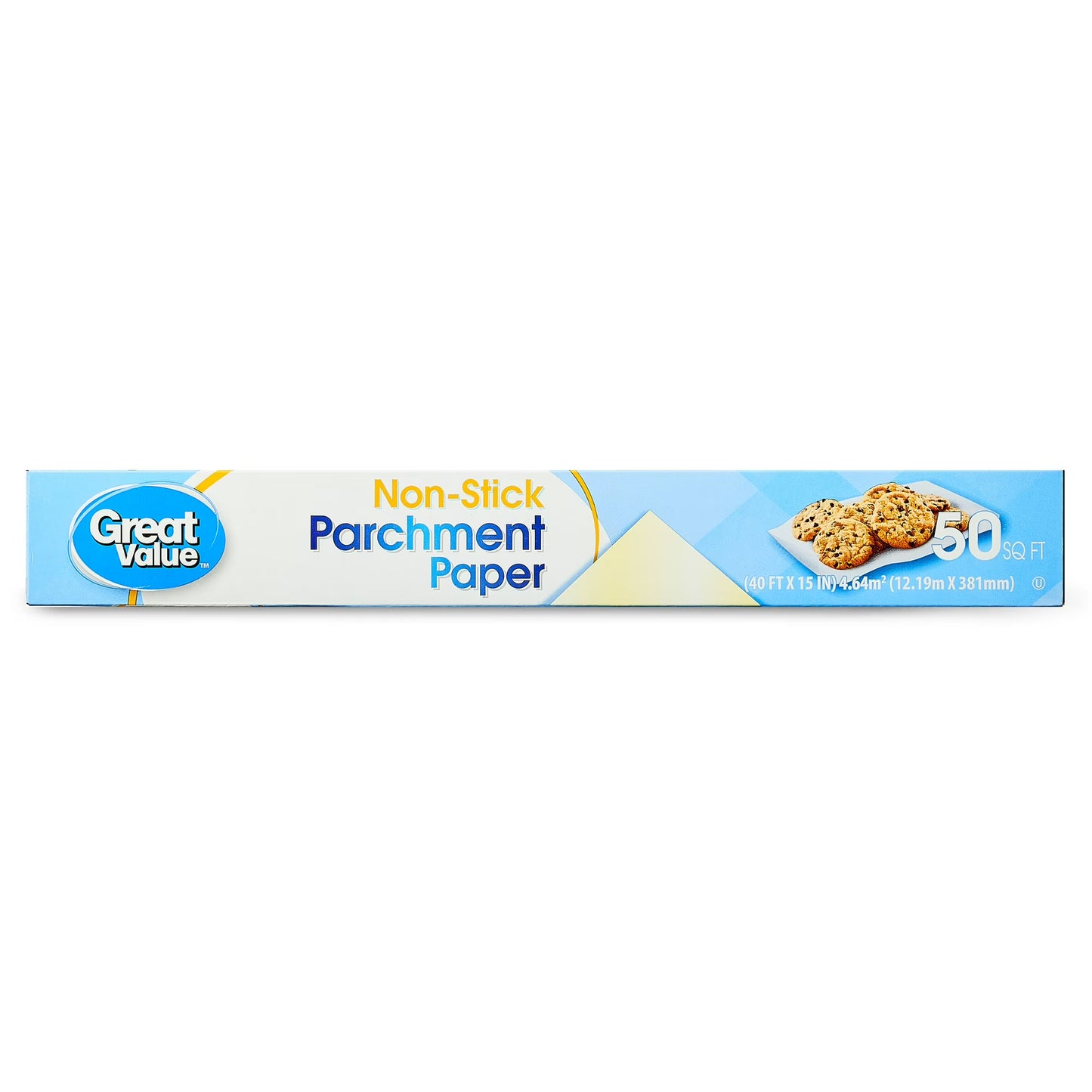 (12 pack) Great Value Non-Stick Parchment Paper, 50 Sq ft