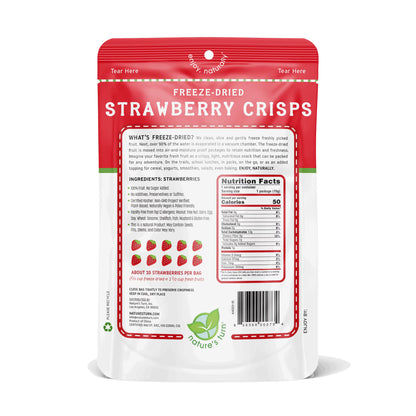 Nature’s Turn Freeze-Dried Fruit Crisps, Sour Variety Pack, No Added Sugar, Healthy Fruit Crisp Snack for School Lunches, 16 Pack (0.53 oz Each)
