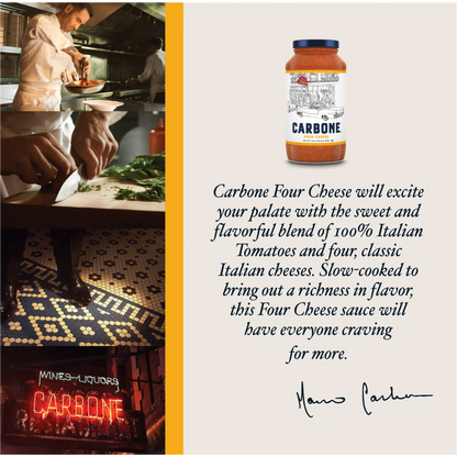 Carbone Four Cheese Pasta Sauce, 24 oz
