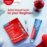 (3 pack) Colgate Max Fresh Wisp Disposable Travel Toothbrushes, Mini Toothbrush, Peppermint, 24 Count
