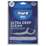 Oral‑B Floss, Glide Ultra Deep Clean Floss Picks 75 Count