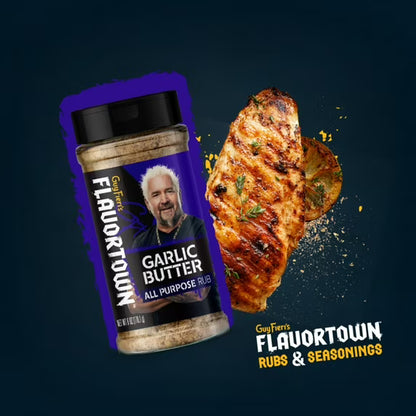 Flavortown All Purpose Garlic Butter Rub Seasoning, 6 oz