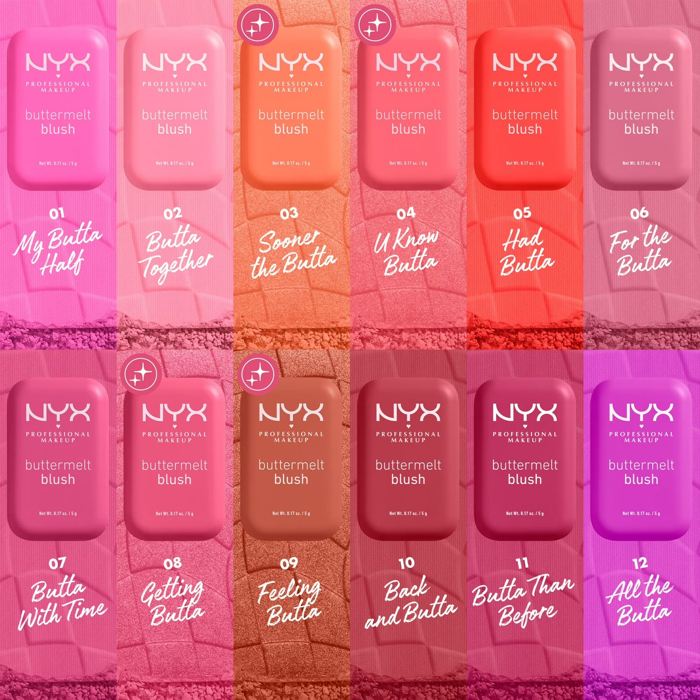 NYX Professional Makeup Buttermelt Powder Blush, Butta than before