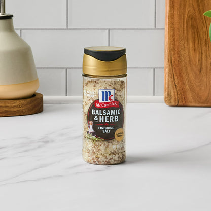 McCormick Balsamic & Herb Finishing Salt, 4.0 oz Bottle