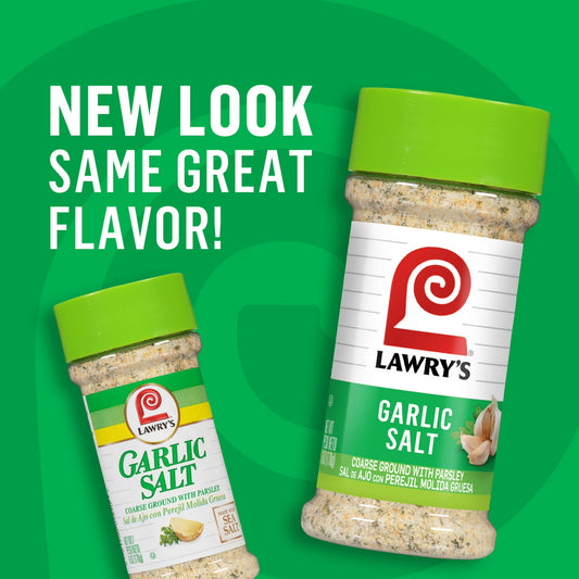Lawry's Kosher Coarse Ground With Parsley Garlic Salt, 6.0 oz Bottle